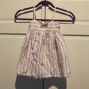 Toddler red white and blue dress